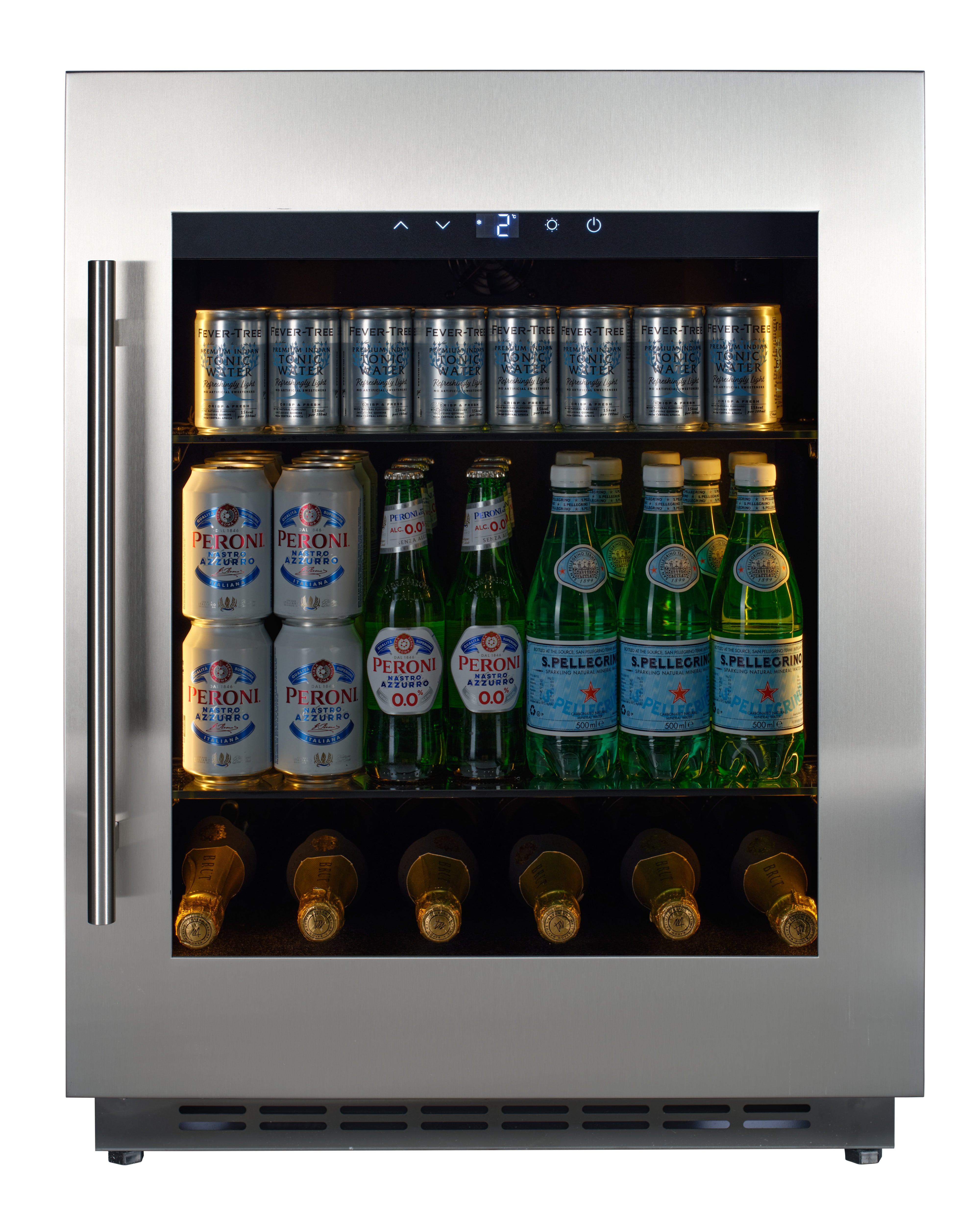 BV34-SSH - Beverage Fridge - 118L - Stainless Steel