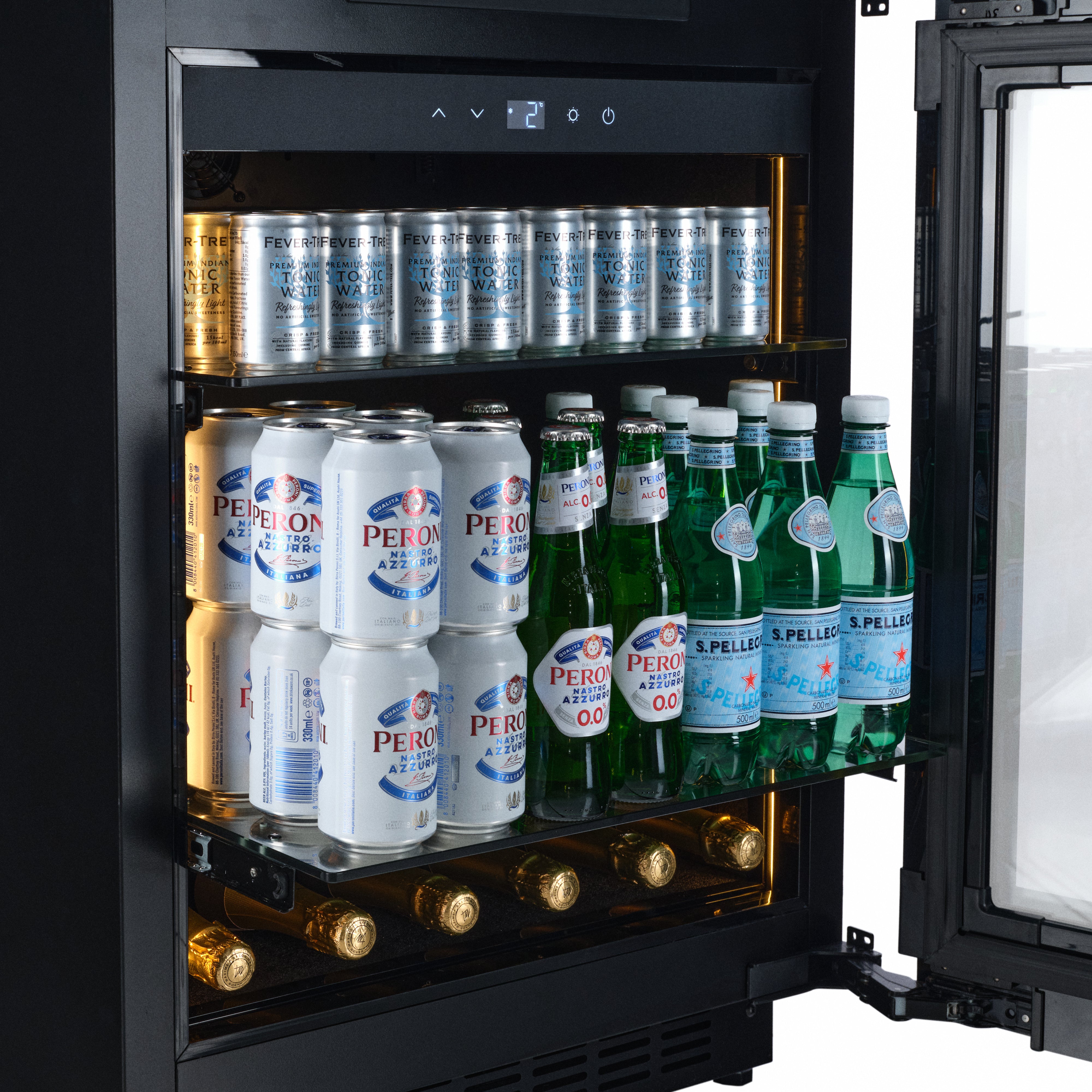 BV34-SSH - Beverage Fridge - 118L - Stainless Steel