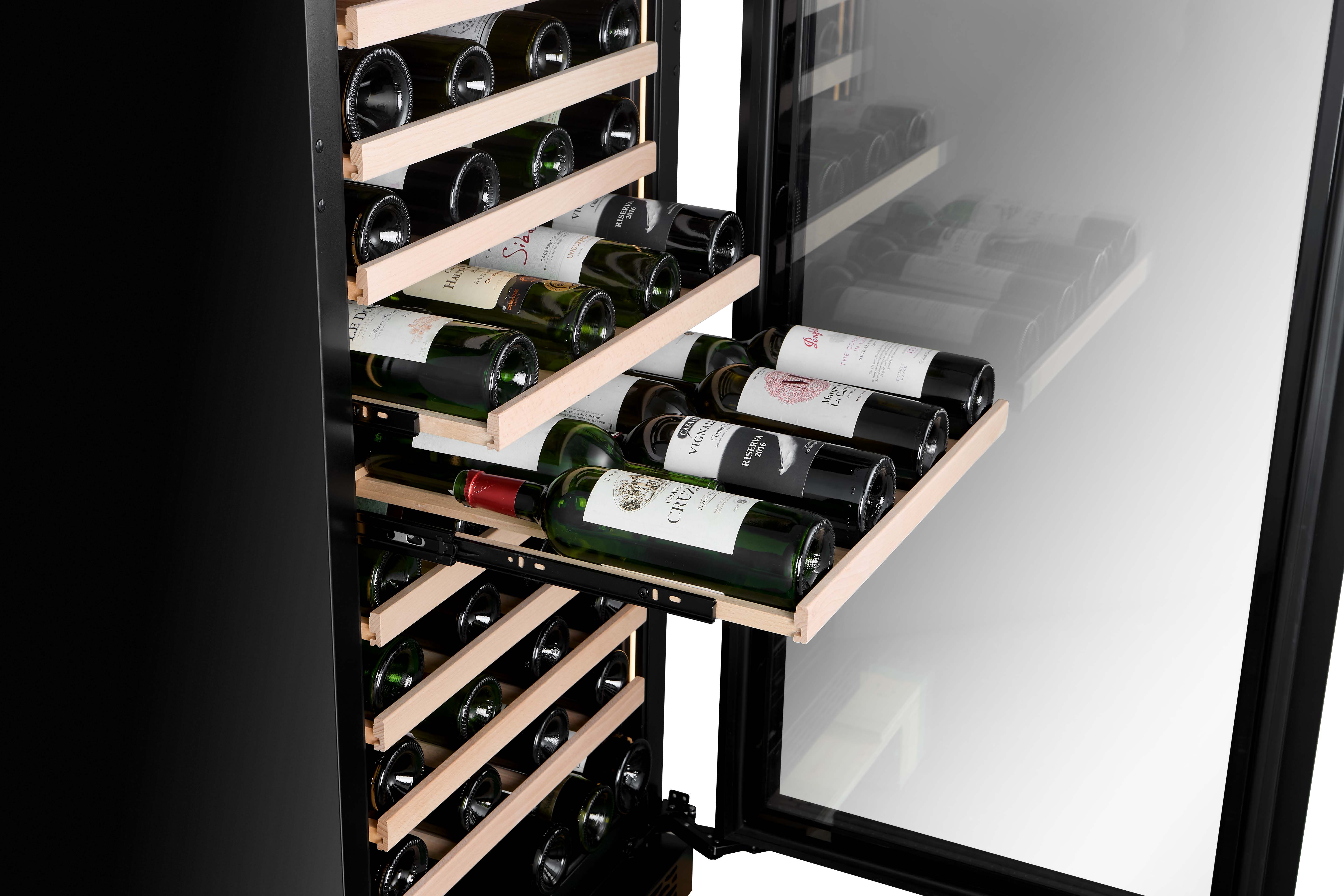 FWS122S-BLACK - 110 Bottle Wine Fridge