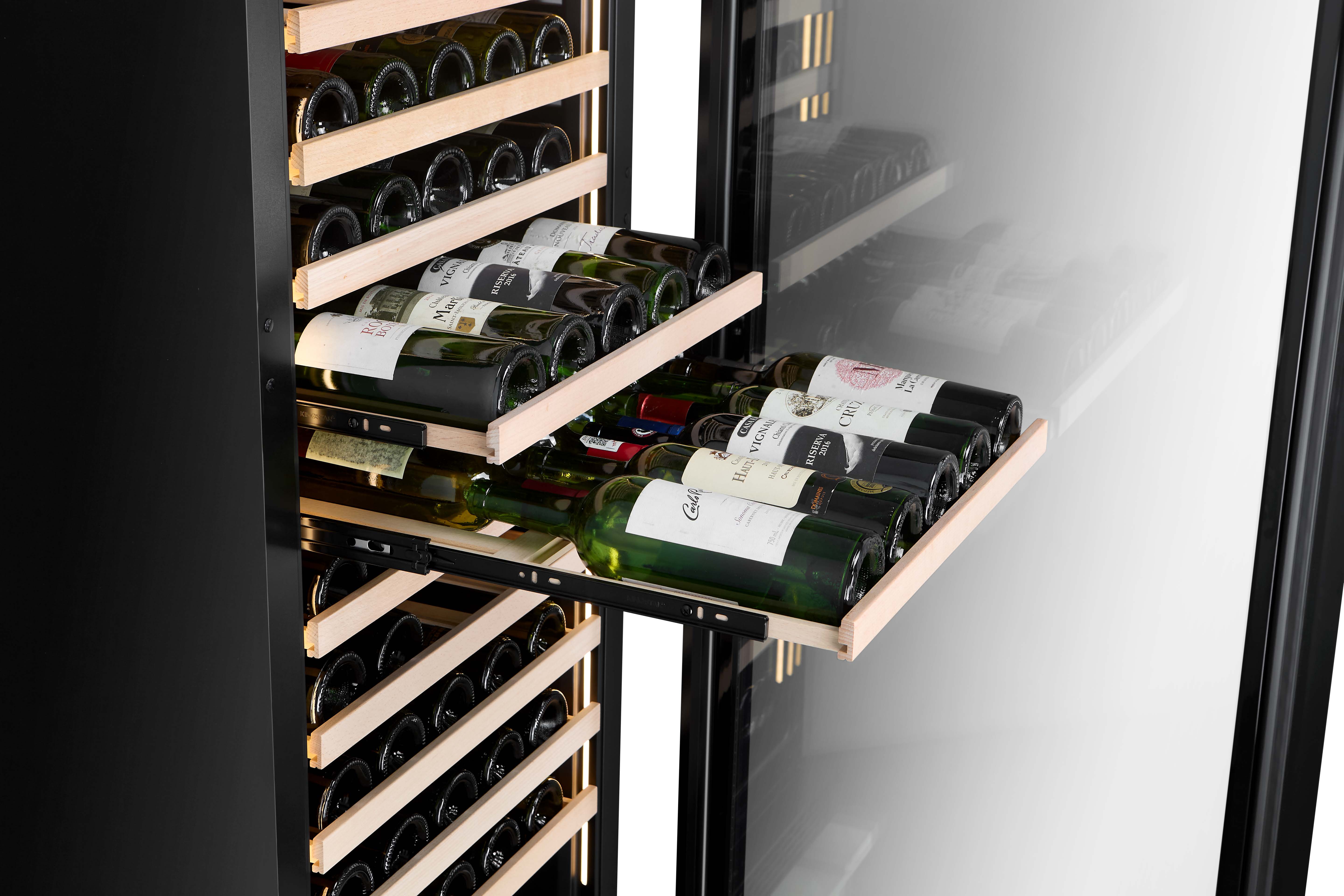 FWS163S-BLACK - 161 Bottle Wine Fridge