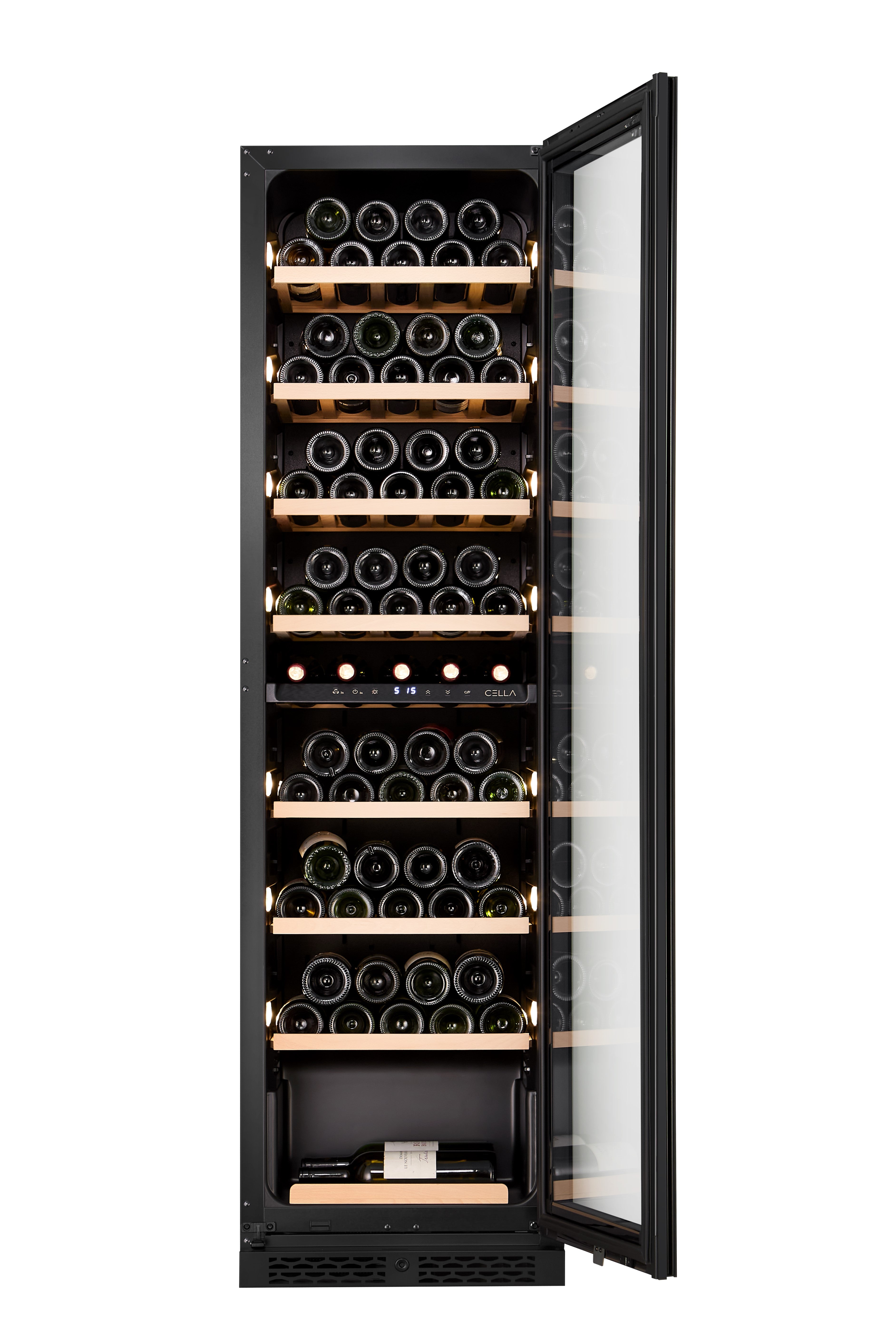 W82S-BLACK - 74 bottle Wine Fridge