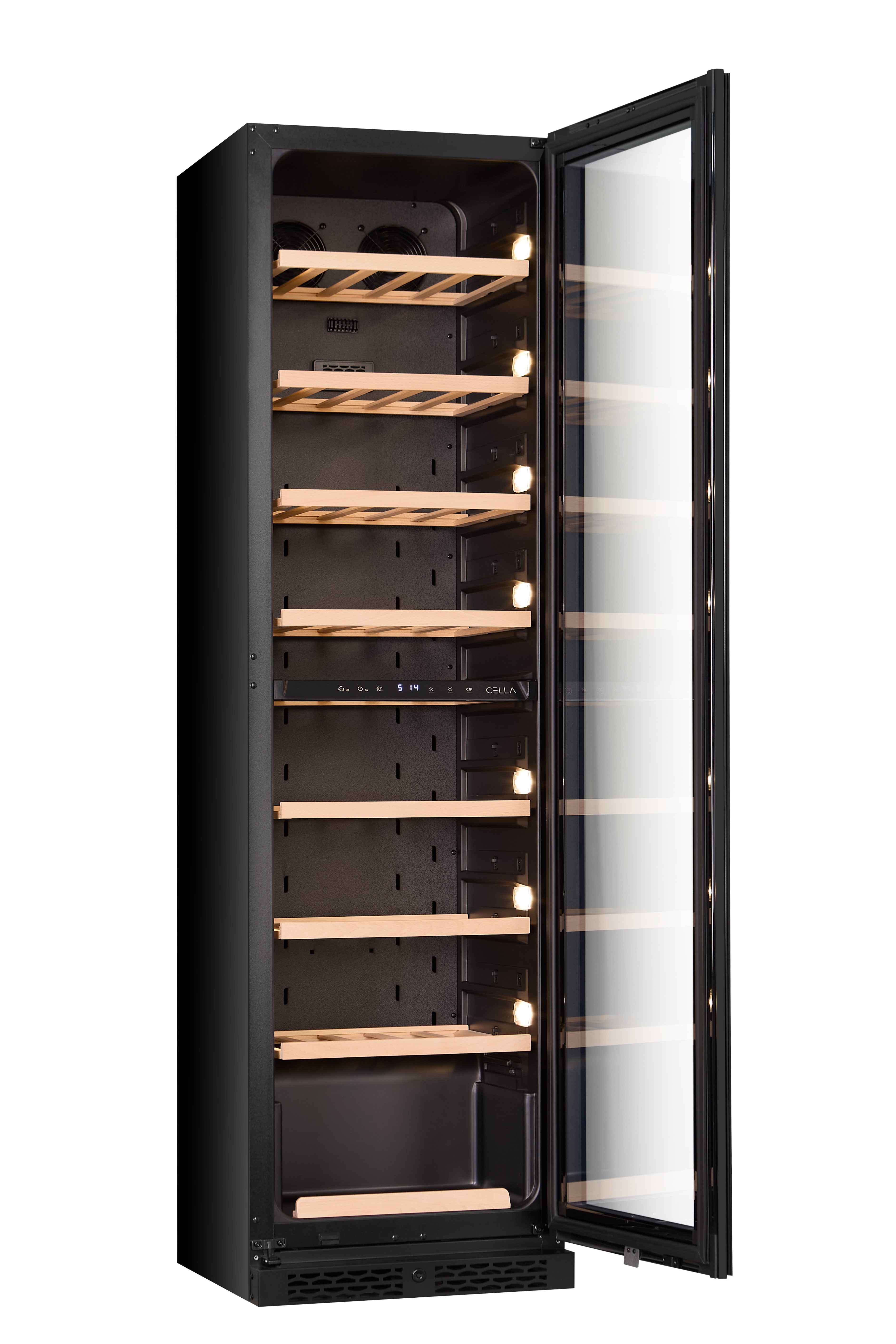 W82S-BLACK - 74 bottle Wine Fridge