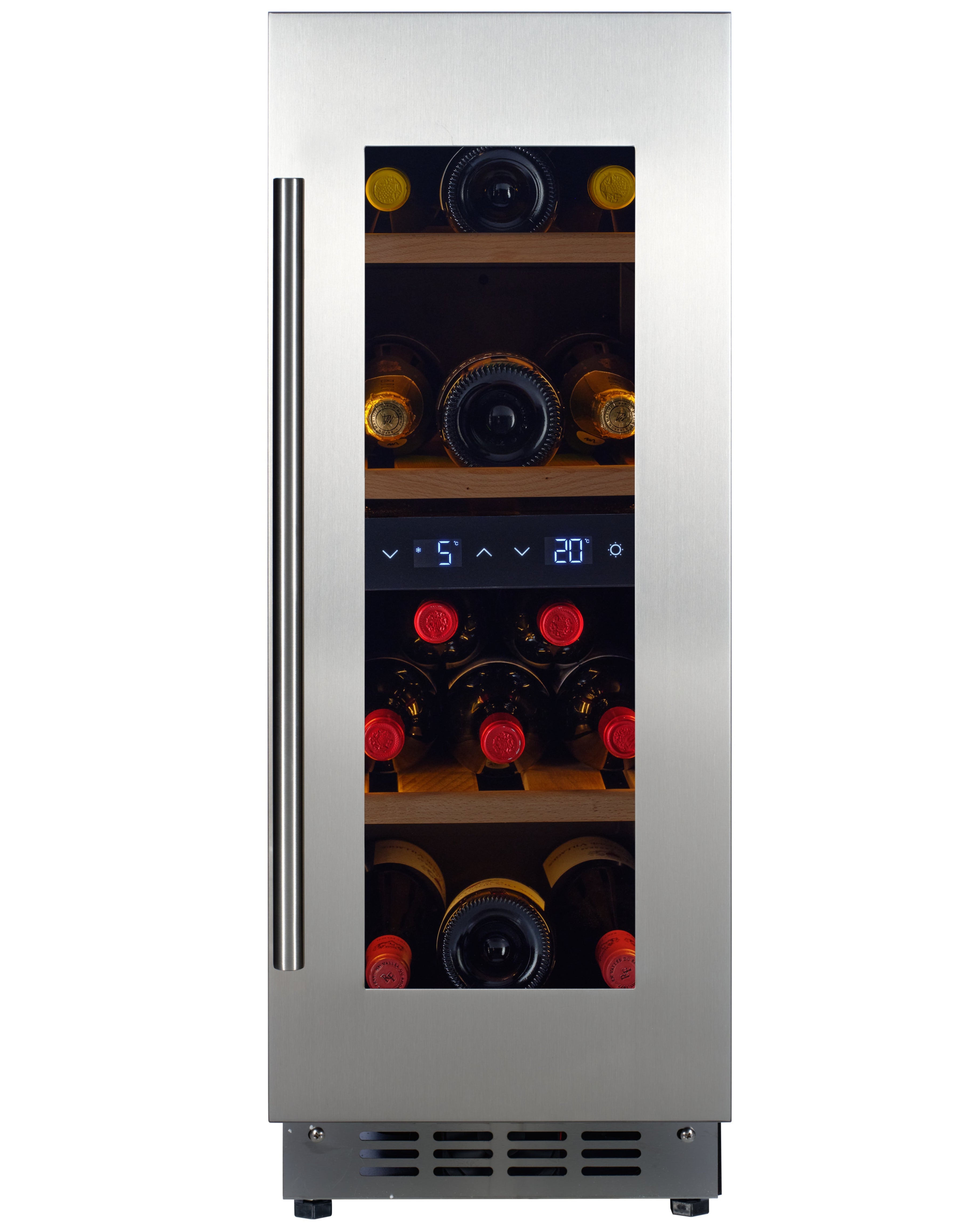 W18D-SSH - Dual Zone Wine Fridge - 18 Bottle - Stainless steel