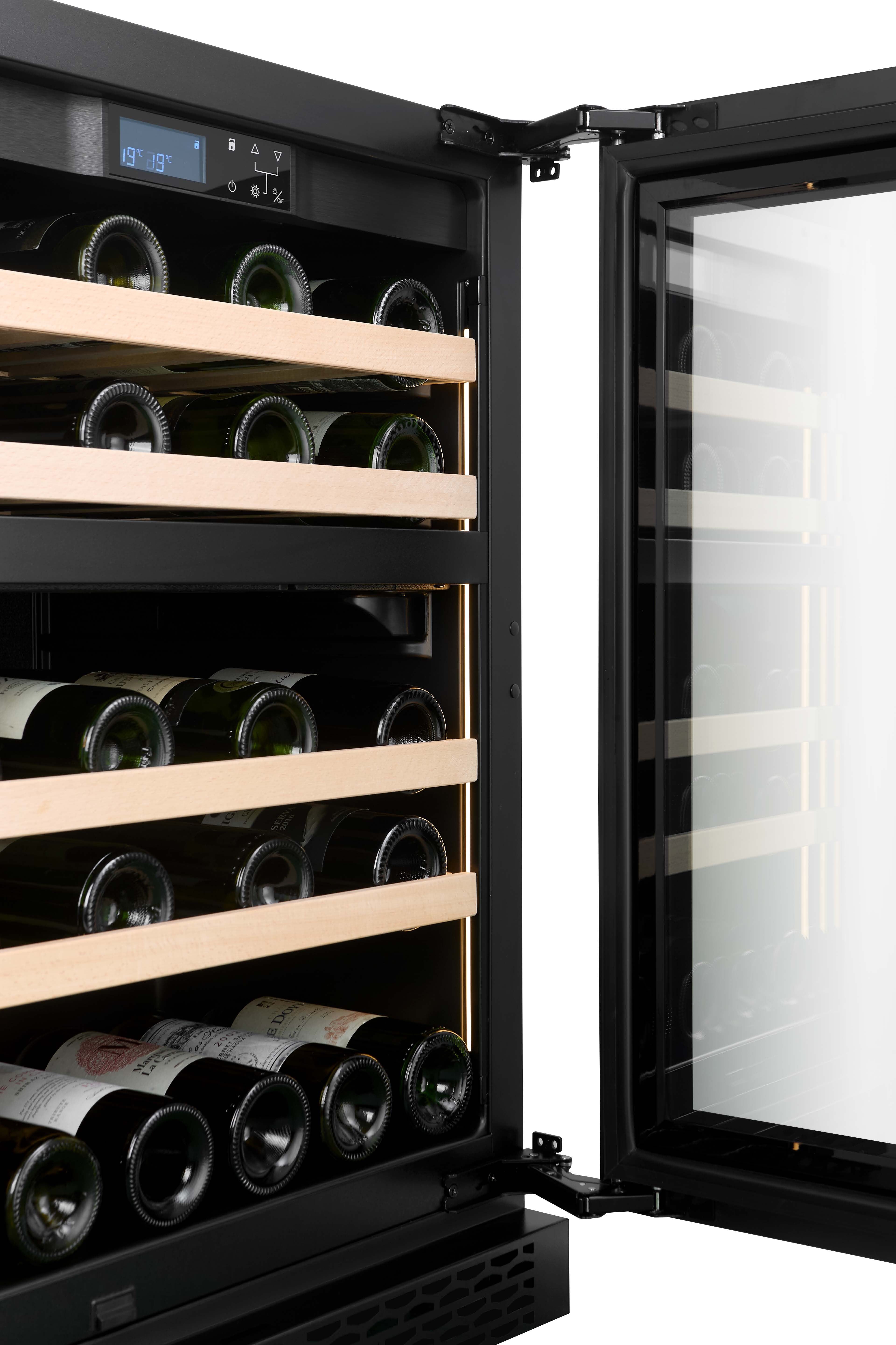 W39D-BLACK - 39 Bottle Wine Fridge