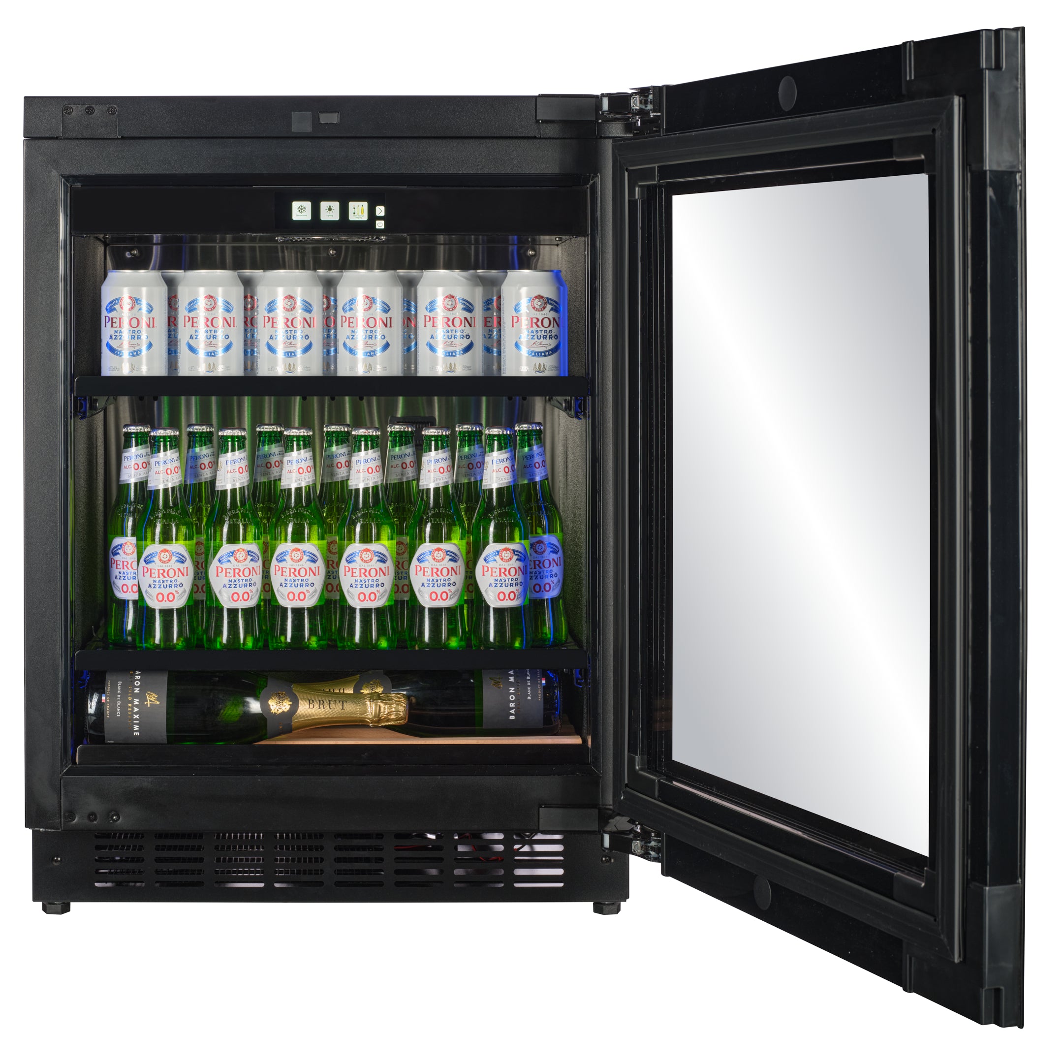 BV30PANEL-TO - 450mm Deep - Panel Ready Beverage Fridge - 84L - Push2open