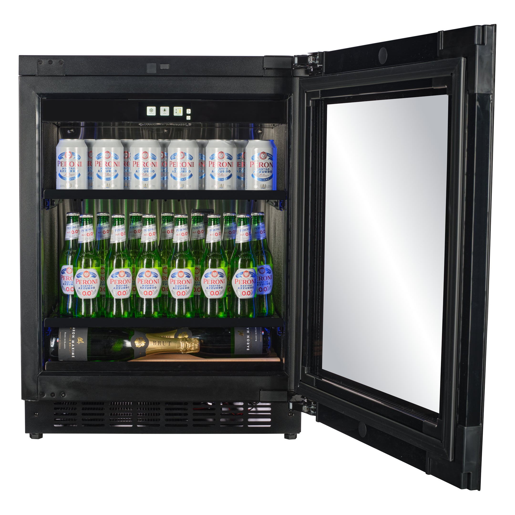 BV30PANEL-TO - 450mm Deep - Panel Ready Beverage Fridge - 84L - Push2open