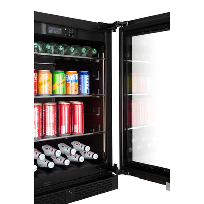 WBV46D-BLACK - Wine & Beverage Combination