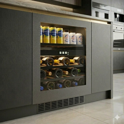 WBV36PANEL-TO - Panel Ready Beverage Centre - 22 Bottle/44 Cans - Push2open