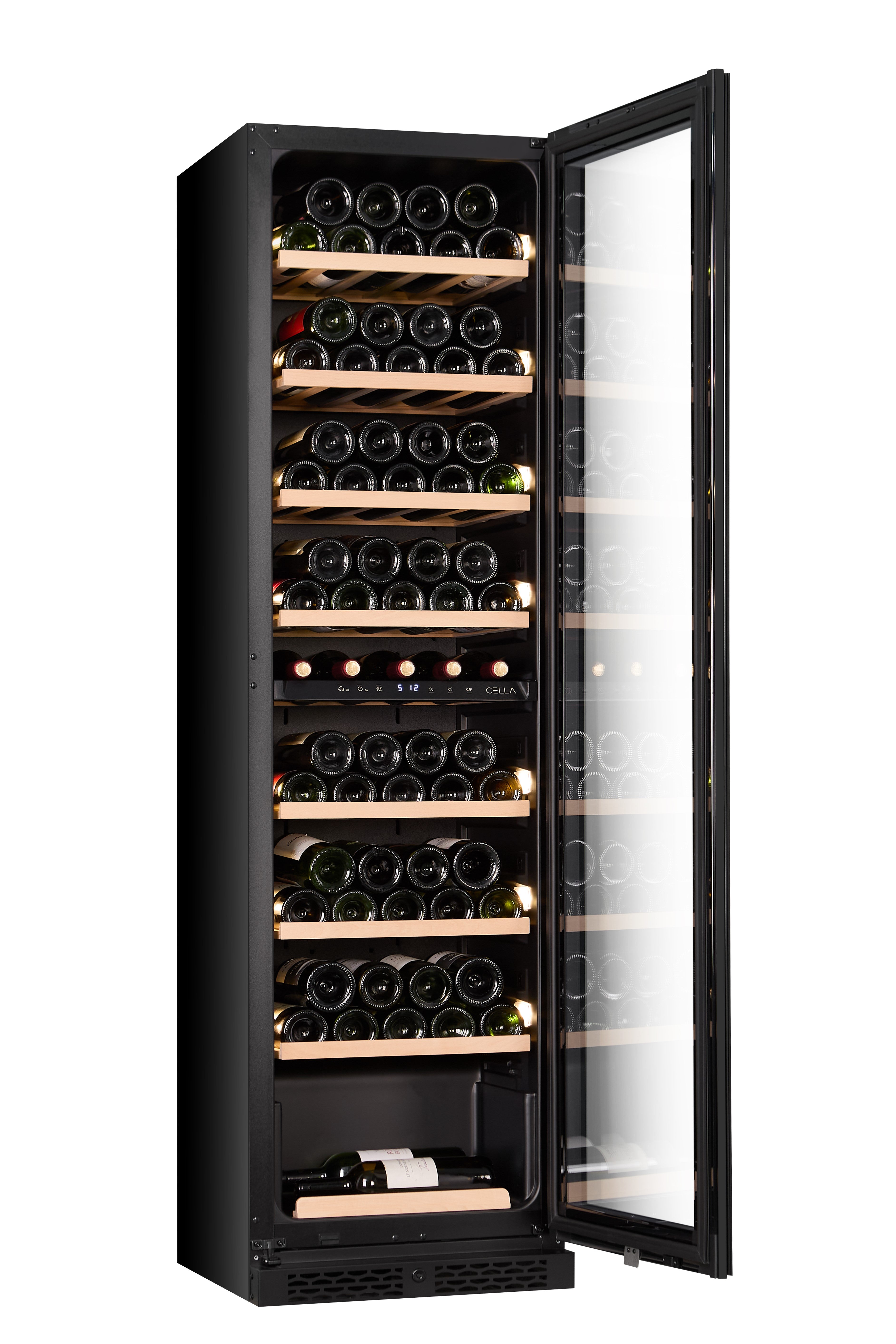W82S-BLACK - 74 bottle Wine Fridge