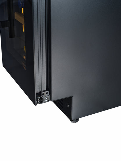 W18D-BH - Dual Zone Wine Fridge - 18 Bottle - Black Glass