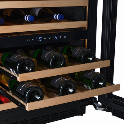 W34-BH - Wine Fridge - 36 Bottle - Black Glass