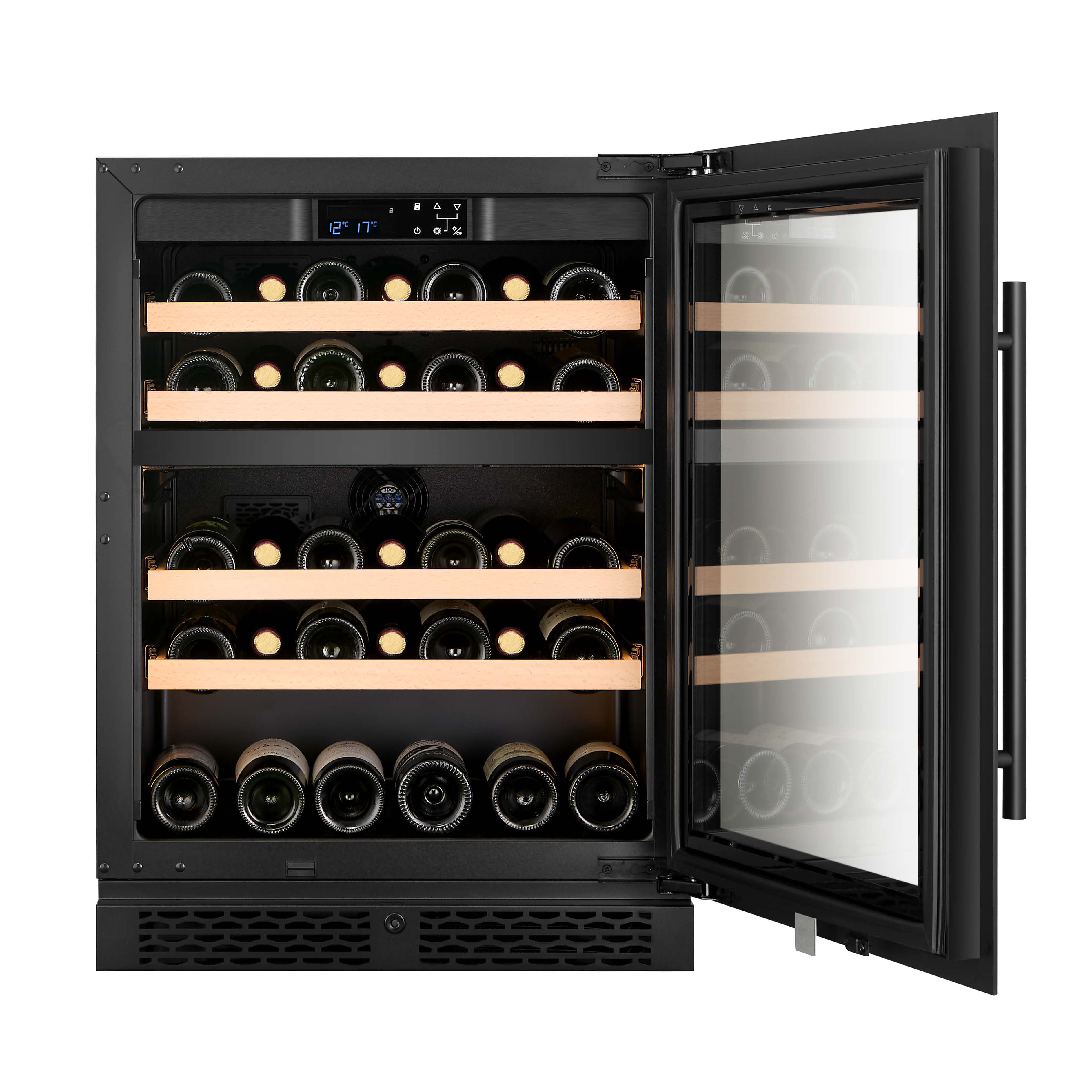 W39D-BLACK - 39 Bottle Wine Fridge