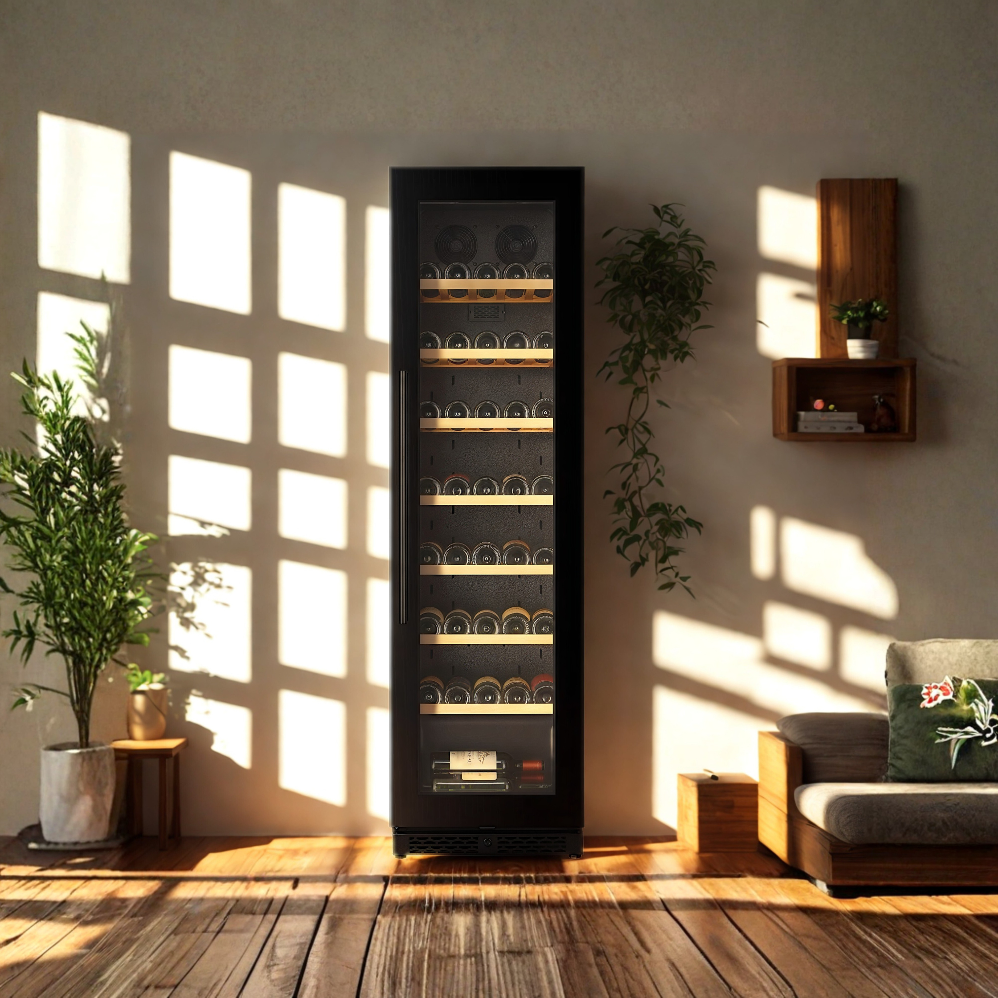 W82S-BLACK - 73 bottle Wine Fridge