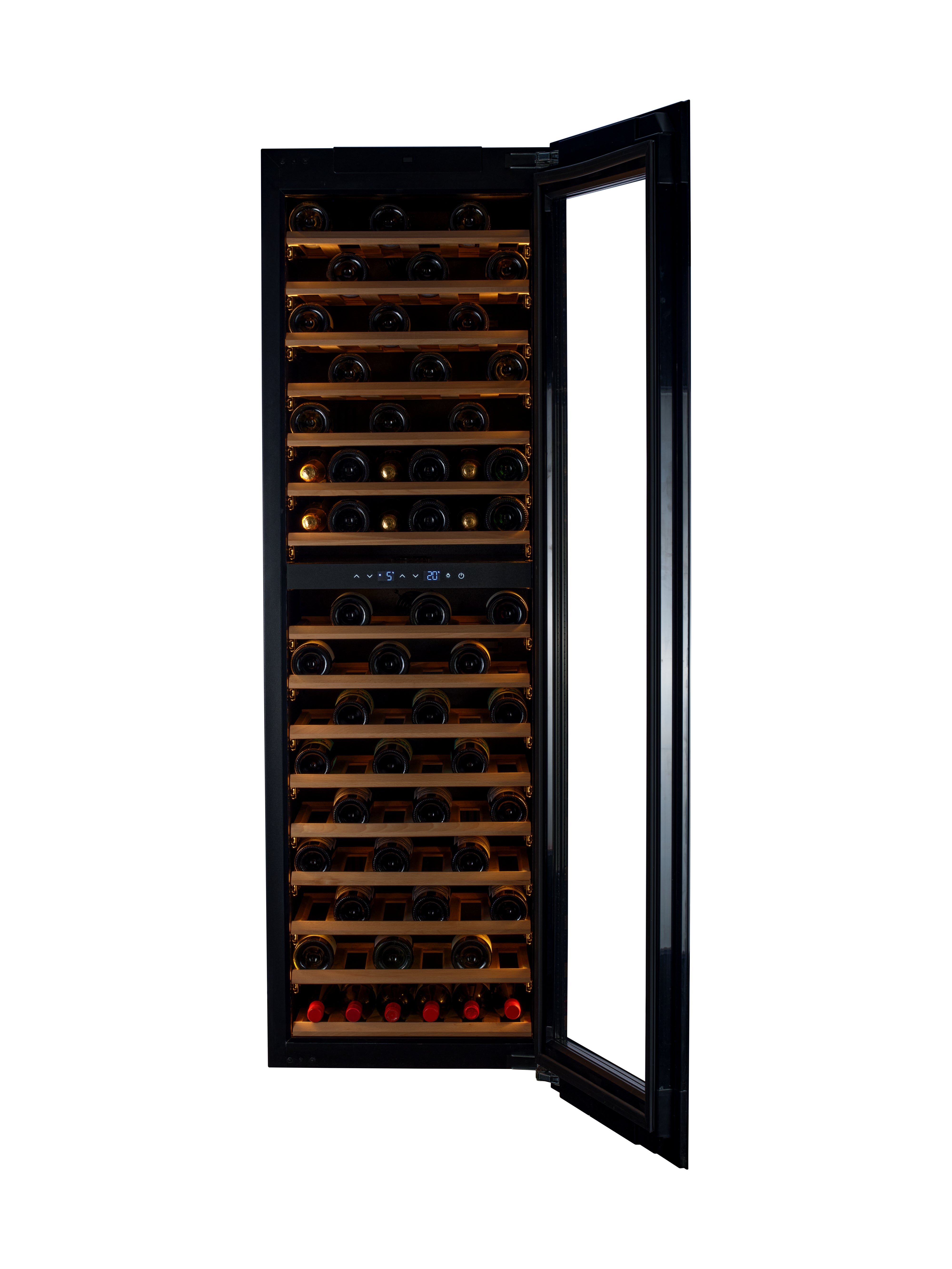 W96PANEL-TO - Push To Open Integrated Wine Fridge - 96 Bottle - Panel ready