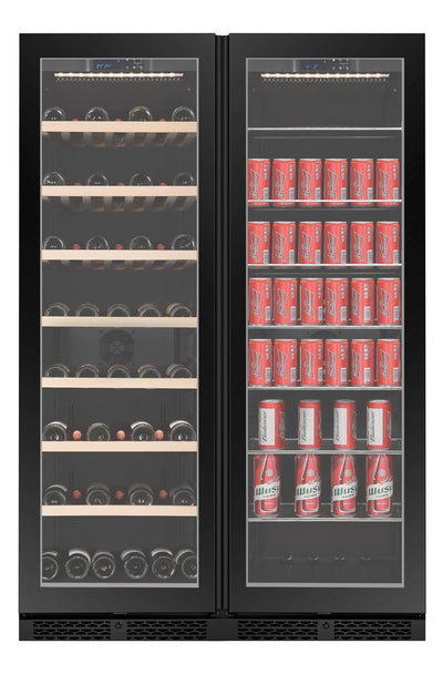 WBV122S-BLACK - Wine & Beverage Combination