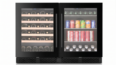 WBV46S-BLACK - Wine & Beverage Combination
